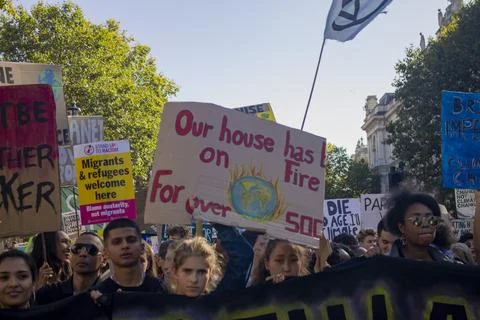 Climate Strike 4 Stock-Fotos