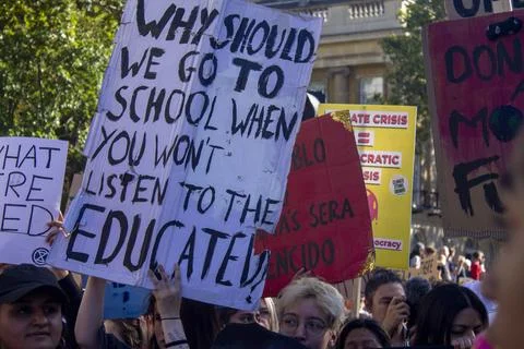 Climate Strike 5 Stock-Fotos