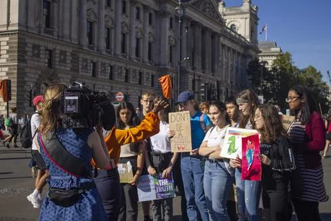 Climate Strike 9 Stock-Fotos