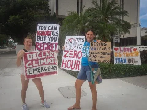 Climate Strike Florida Stock Photos