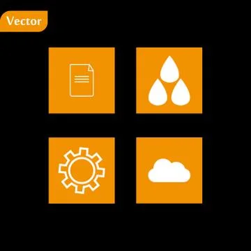 Climate vector icon on white background. Flat vector climate icon symbol sign Illustrazione stock