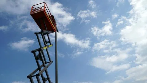 Climb the ladder Stockfoto's