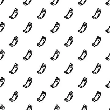 Climb mountain tool pattern seamless vector Illustrazione stock