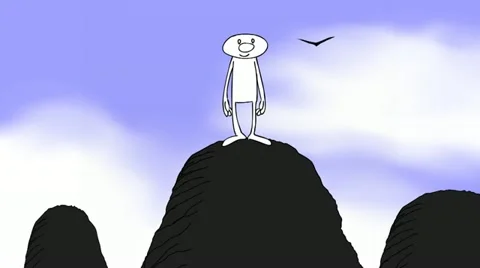 CLIMB UP THE PEAK Video stock 11930818