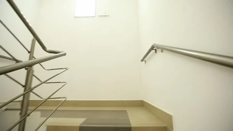 To climb to stairs 4 Stock Footage 317084067