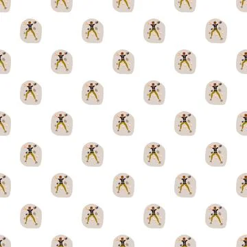 Climber bouldering wall seamless pattern background graphic Stock Illustration