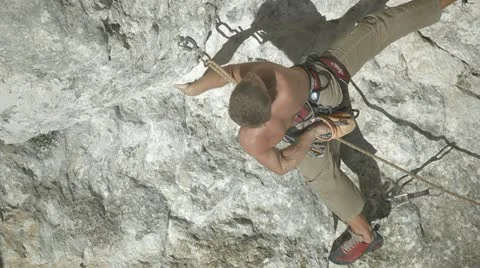 Climber Stock Footage 12396427