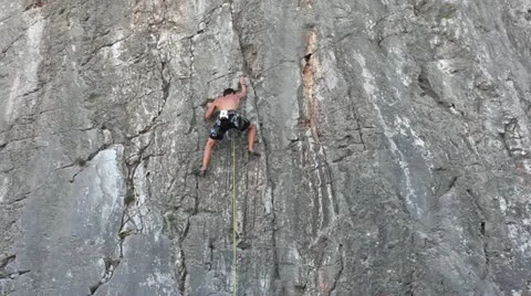 Climber Stock Footage