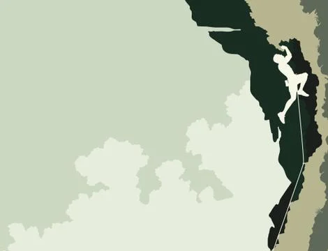 Climber Stock Illustration