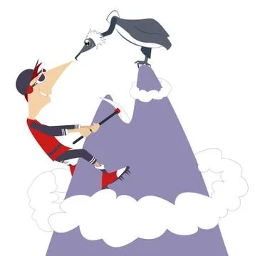 Climber Stock Illustration