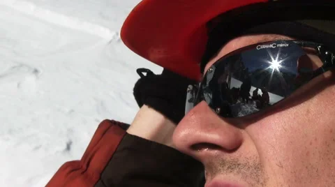 Climber Looking At The High Mountains Stock Footage 45619374