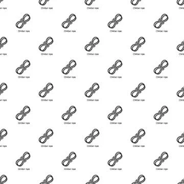 Climber rope pattern seamless Stock Illustration