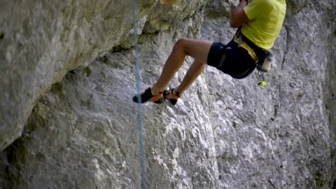 Climbing Harness Stock Video Footage