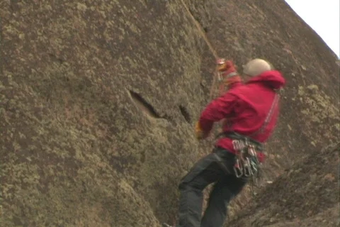 Climbers 1  Stock Footage 351651