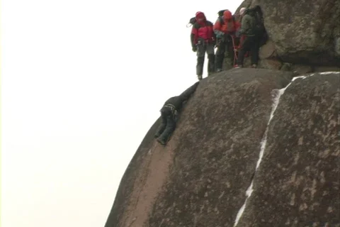 Climbers 13  Stock Footage 351163