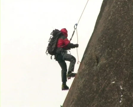 Climbers 20 P Stock Footage 513736