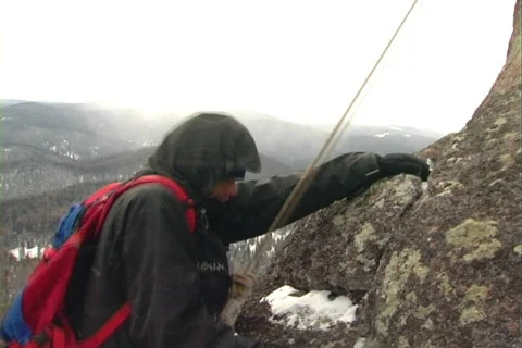Climbers 26  Stock Footage 351771