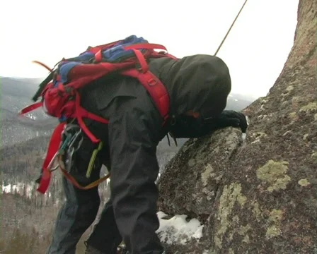 Climbers 26 P Stock Footage 513774