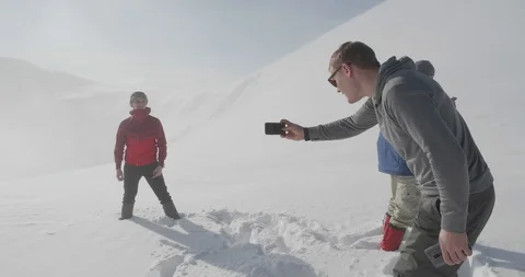 Climbers climbing mountain. Basic Alpine Mountaineering Course Video stock 111478546