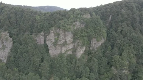 Climbers on a ferrata Stock Footage 232370404