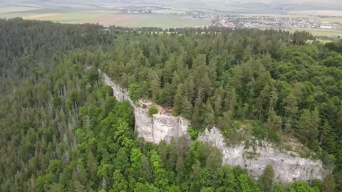 Climbers on a ferrata Video stock 232370480