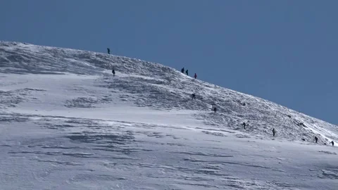 Climbers on the ice3 Video stock 148498262