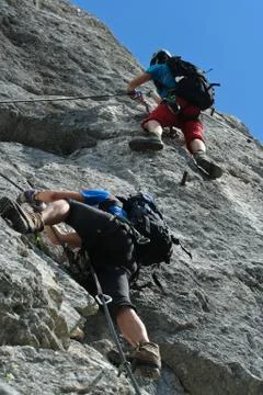 Climbers Stock Photos