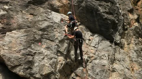 Climbing 11 库存影片 11518022
