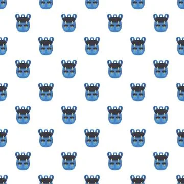 Climbing backpack pattern seamless Illustrazione stock