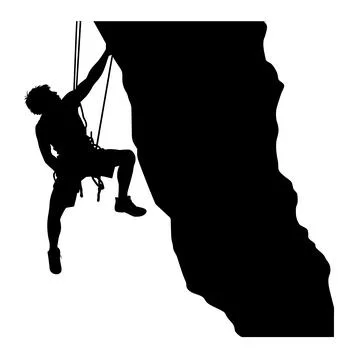 Climbing Captivation Exciting Vector Set for Adventure Enthusiasts Stock Illustration