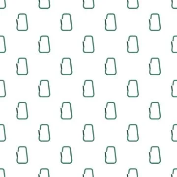 Climbing carabiners creating a repeating abstract pattern Stock Illustration