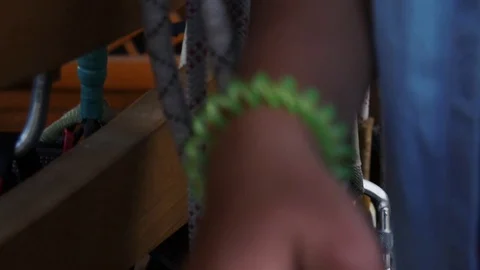 Climbing equipment Stock Footage 79359349