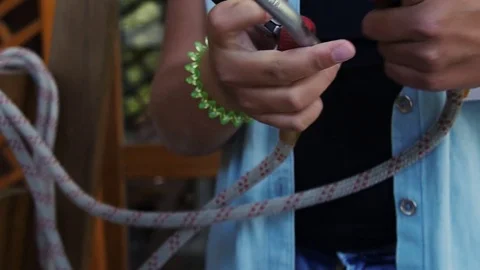 Climbing equipment Video stock 79359356