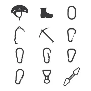 Climbing equipment icon 스톡 일러스트