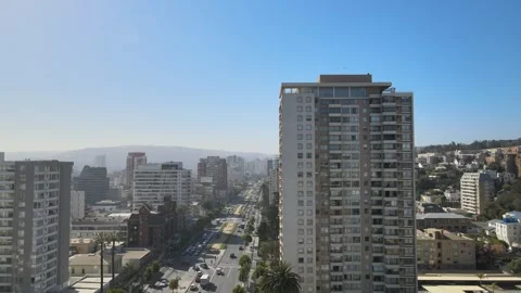 Climbing flight over the pair of Alvarez and Viana Stock Footage 240436301