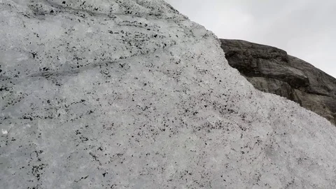 Climbing on the glacier slow motion Stock Footage 101016960