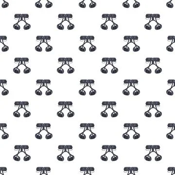 Climbing harness equipment creating seamless pattern design Stock Illustration