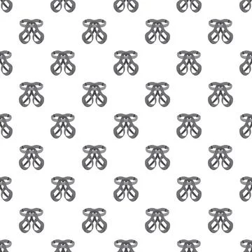 Climbing harness equipment repeating gray pattern Stock Illustration