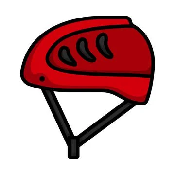 Climbing Helmet Icon Stock Illustration