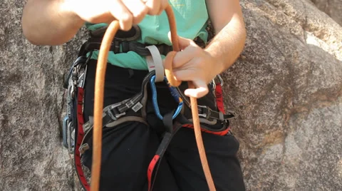 Climbing Knot Video stock 38392817