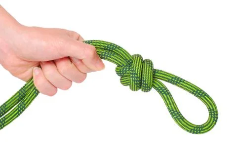 Climbing knot Stock-Fotos