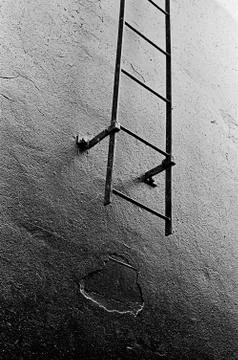 Climbing Into The Light Stock-Fotos