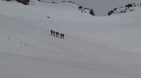Climbing a mountain Stock Footage 39538415
