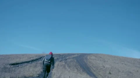 CLIMBING MOUNTAIN Stock Footage 170399862