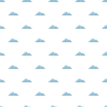 Climbing on mountain pattern seamless Stock Illustration