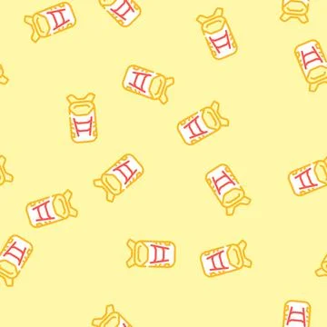 Climbing pack mountaineering adventure vector seamless pattern Stock Illustration