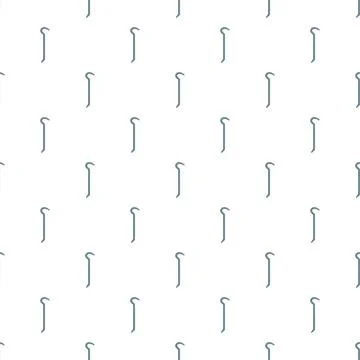 Climbing piton gear seamless pattern background Stock Illustration