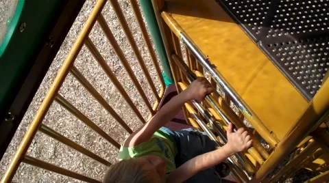 Climbing playground ladder Video stock 1034100