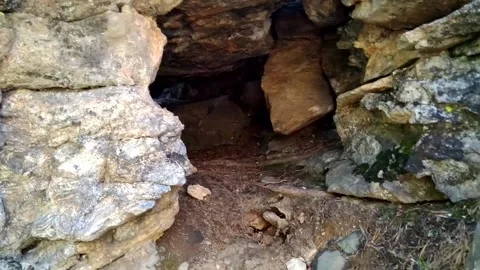 Climbing the rock-2 Stock Footage 160807190