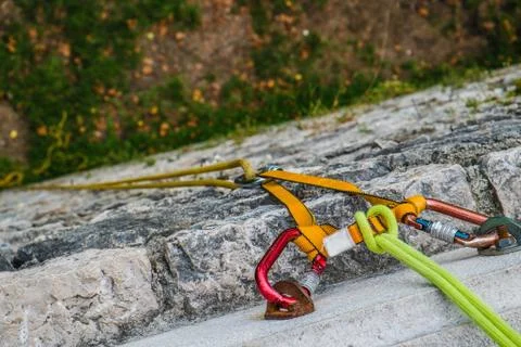 Climbing rock Stock Photos